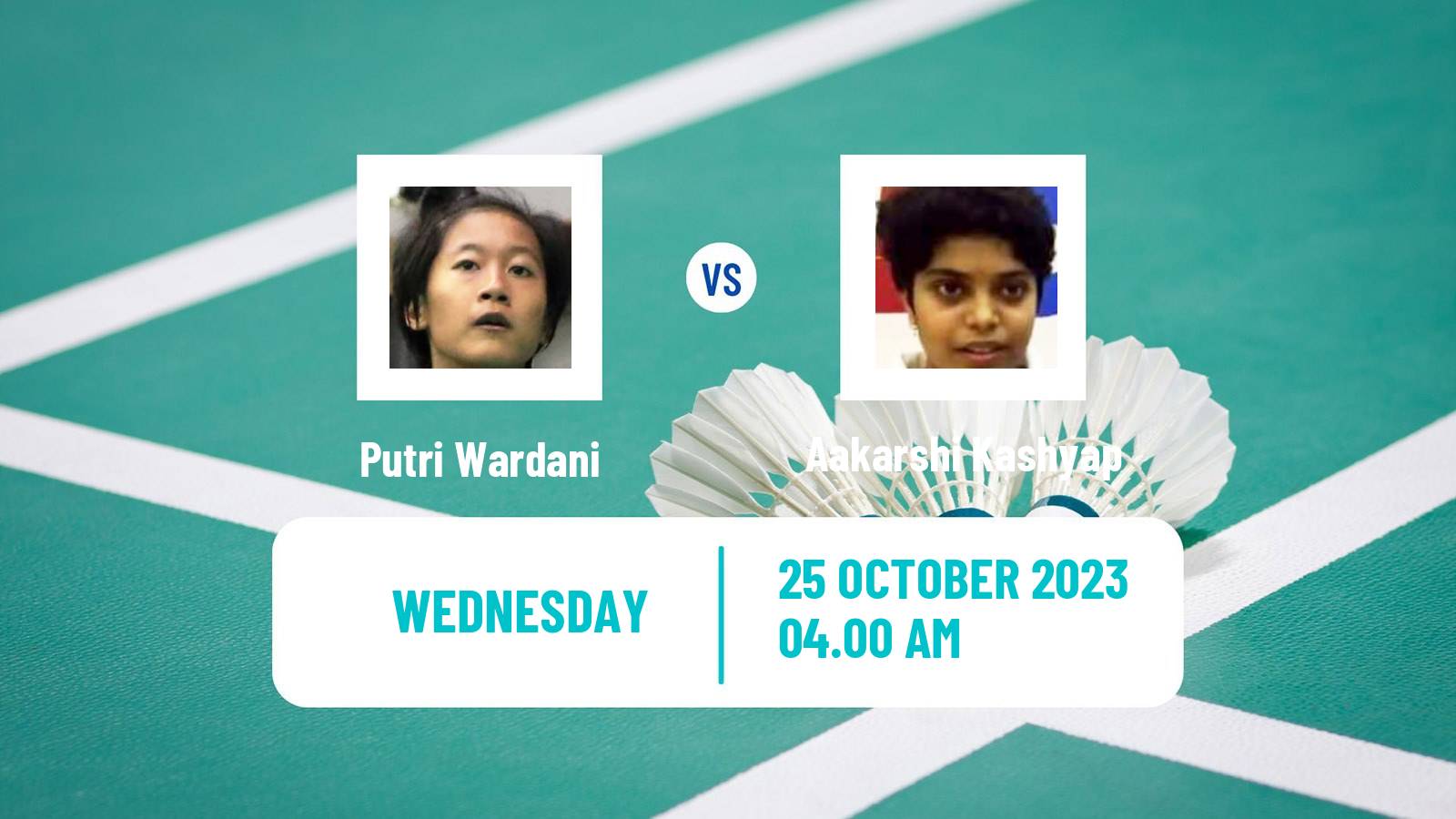 Badminton BWF World Tour French Open Women Putri Wardani - Aakarshi Kashyap