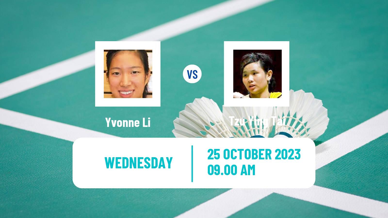 Badminton BWF World Tour French Open Women Yvonne Li - Tzu Ying Tai