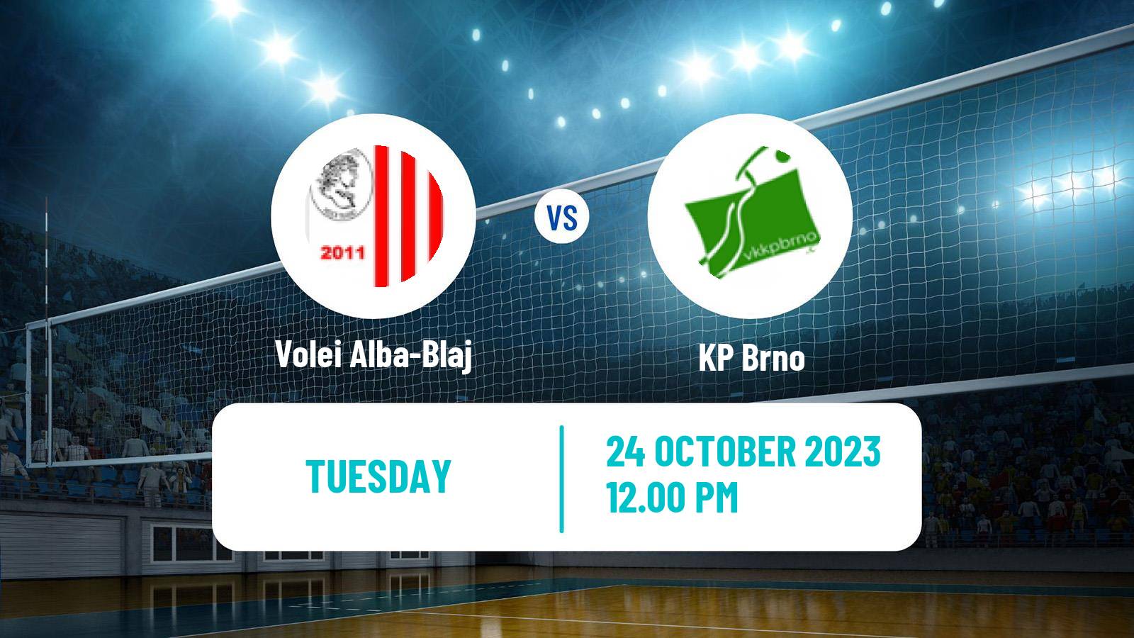 Volleyball CEV Champions League Women Volei Alba-Blaj - KP Brno