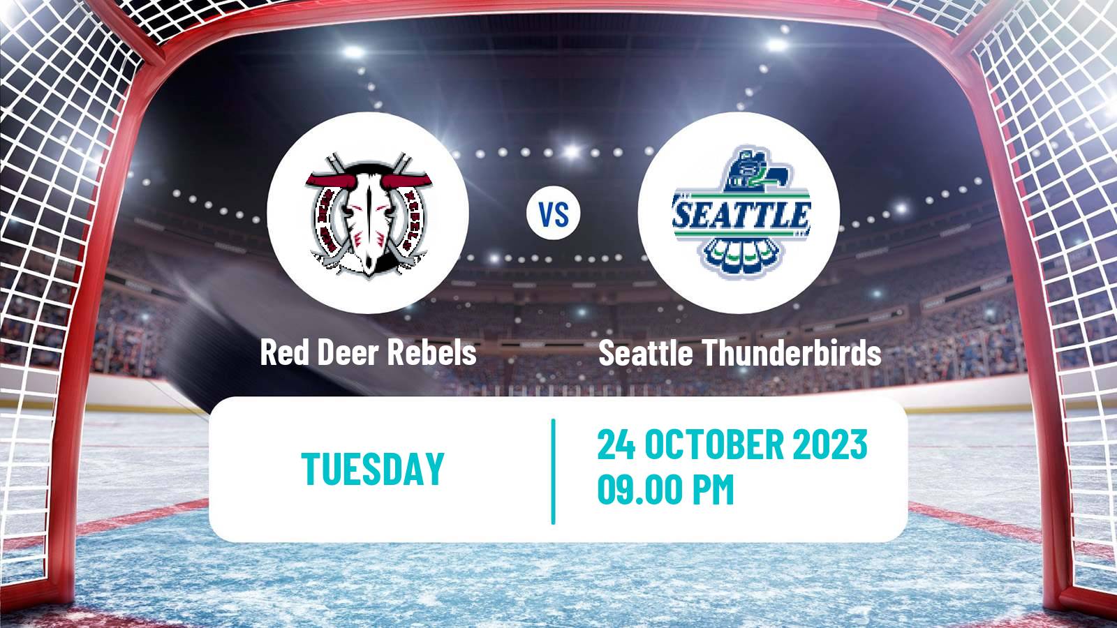 Hockey WHL Red Deer Rebels - Seattle Thunderbirds