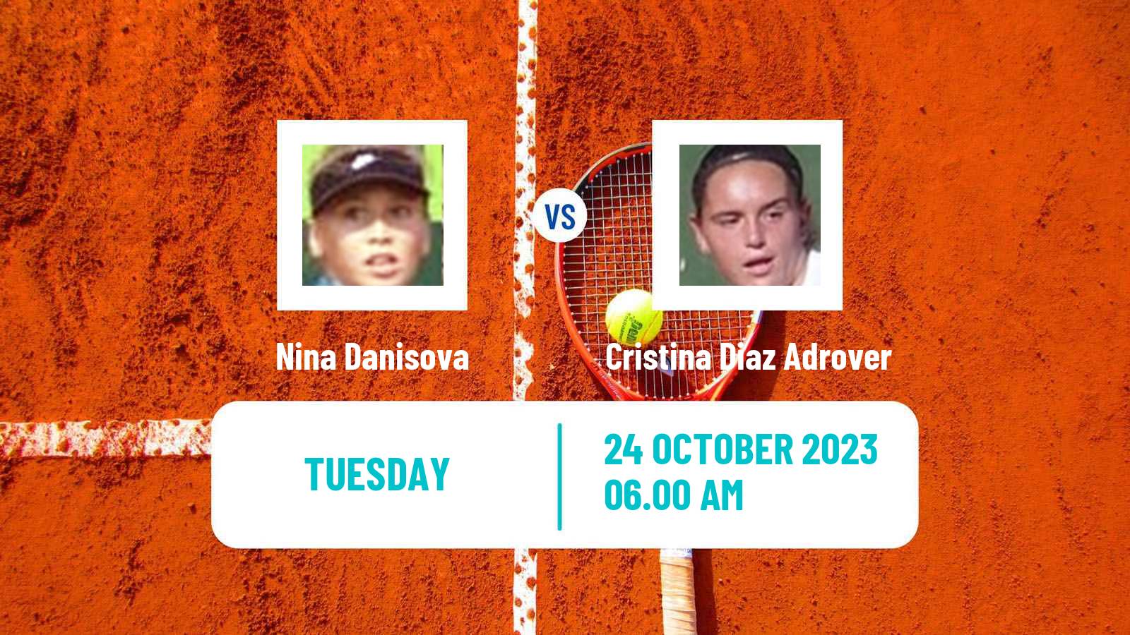 Tennis ITF W15 Villena Women Nina Danisova - Cristina Diaz Adrover