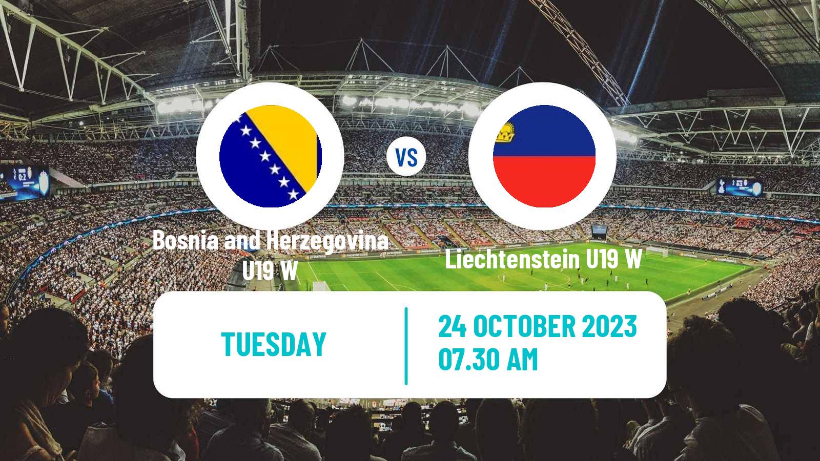 Soccer UEFA Euro U19 Women Bosnia and Herzegovina U19 W - Liechtenstein U19 W
