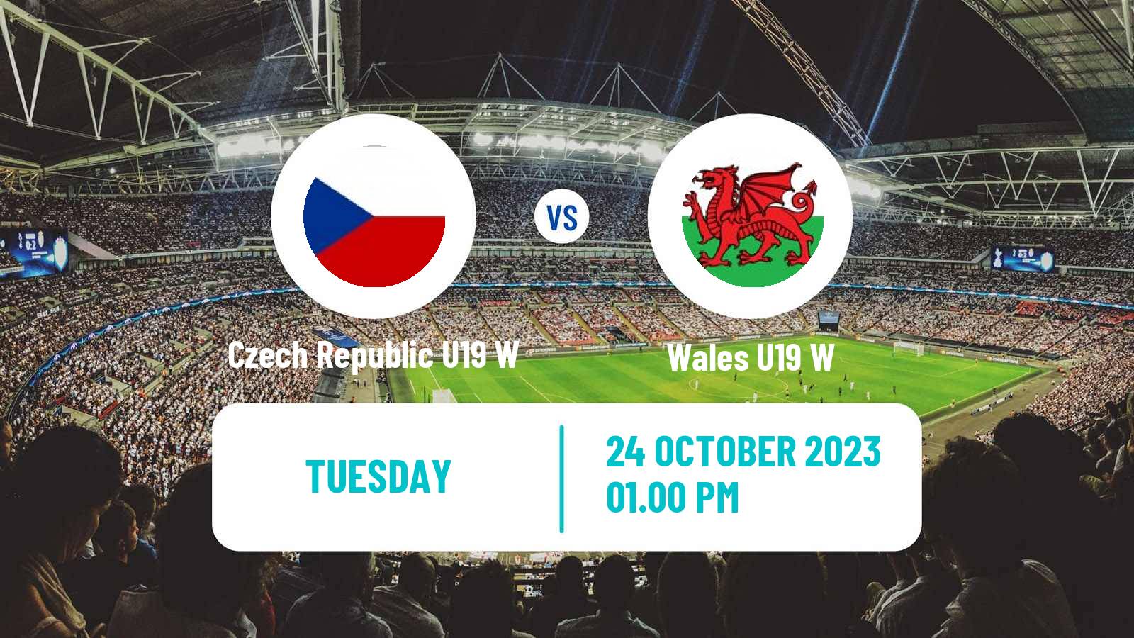 Soccer UEFA Euro U19 Women Czech Republic U19 W - Wales U19 W