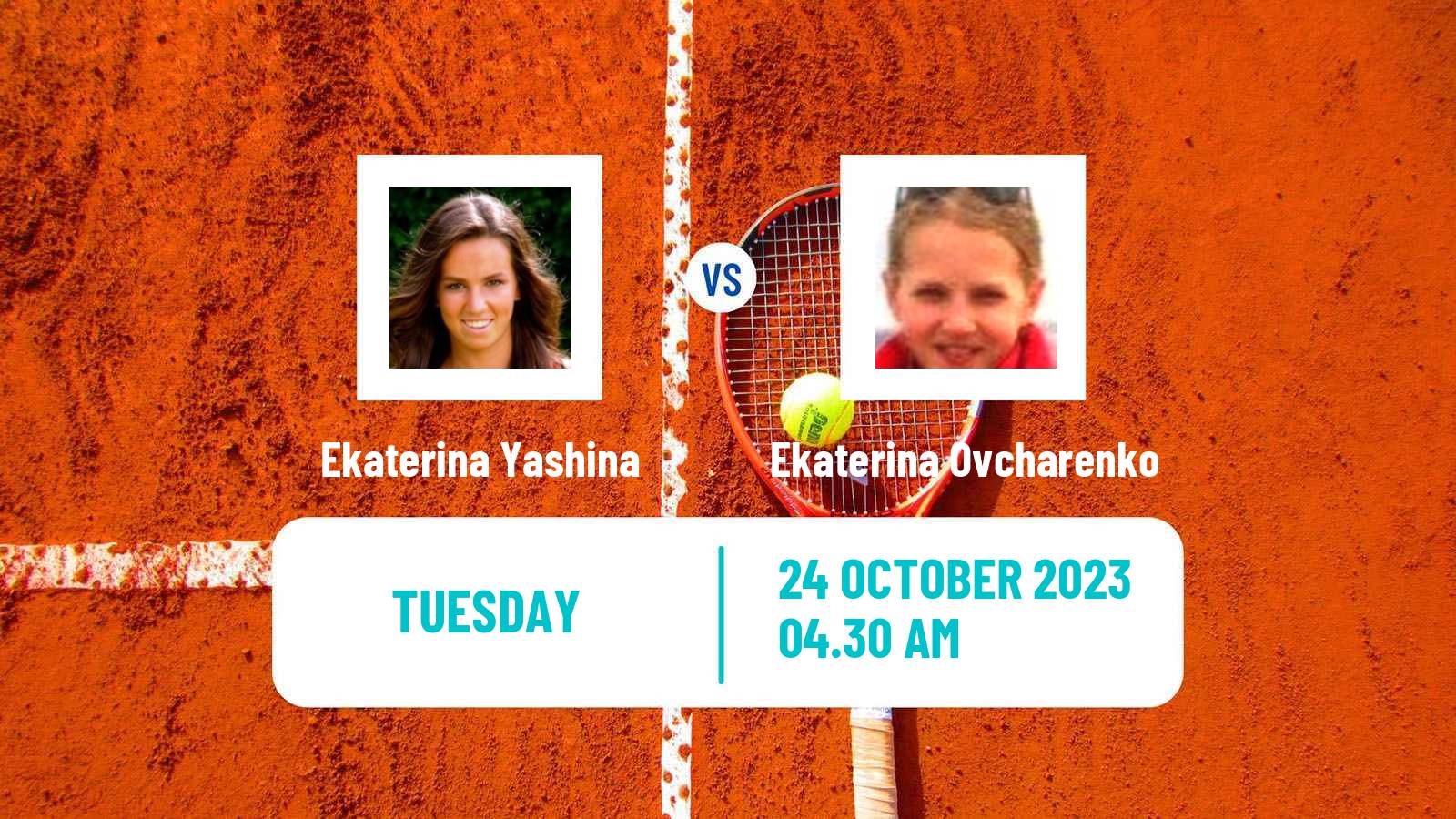 Tennis ITF W25 Istanbul Women Ekaterina Yashina - Ekaterina Ovcharenko