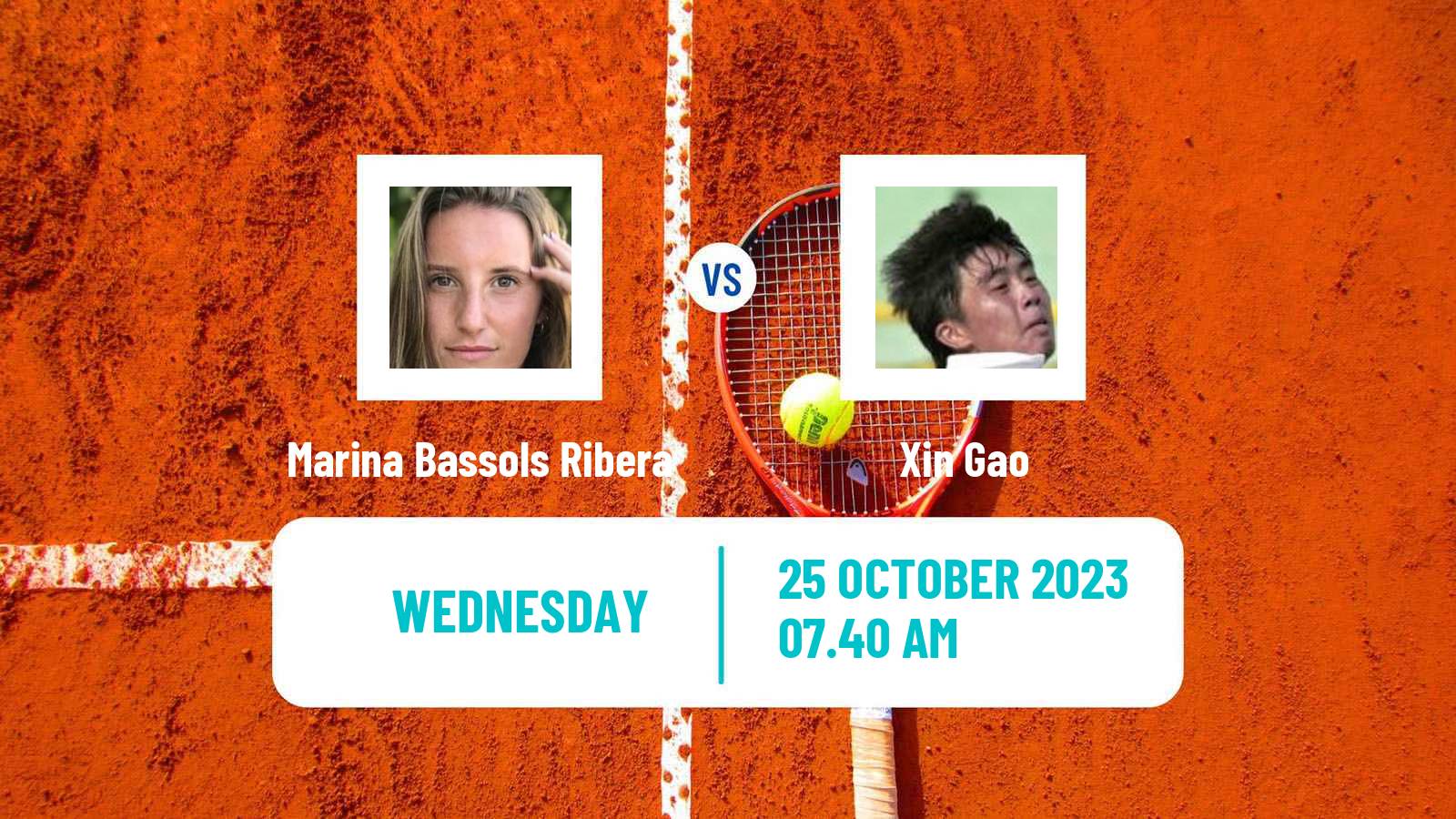 Tennis ITF W100 Les Franqueses Del Valles Women Marina Bassols Ribera - Xin Gao