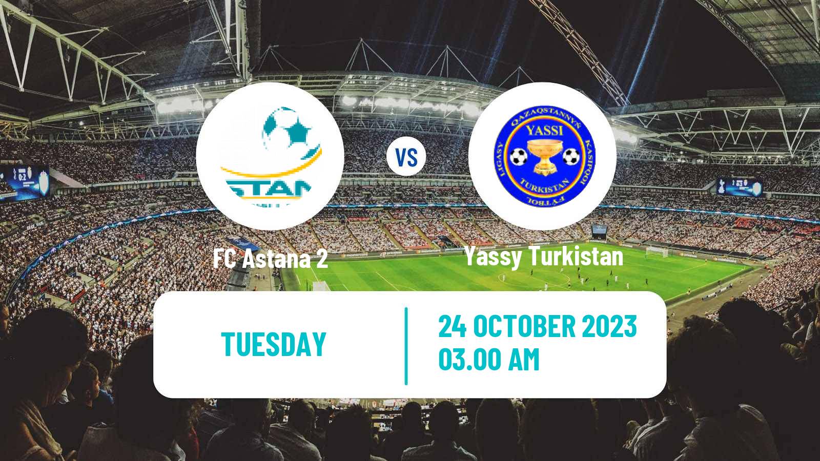 Soccer Kazakh First Division Astana 2 - Yassy Turkistan
