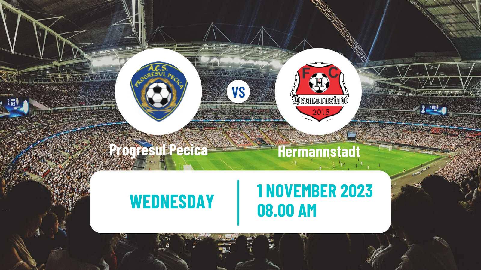Soccer Romanian Cup Progresul Pecica - Hermannstadt