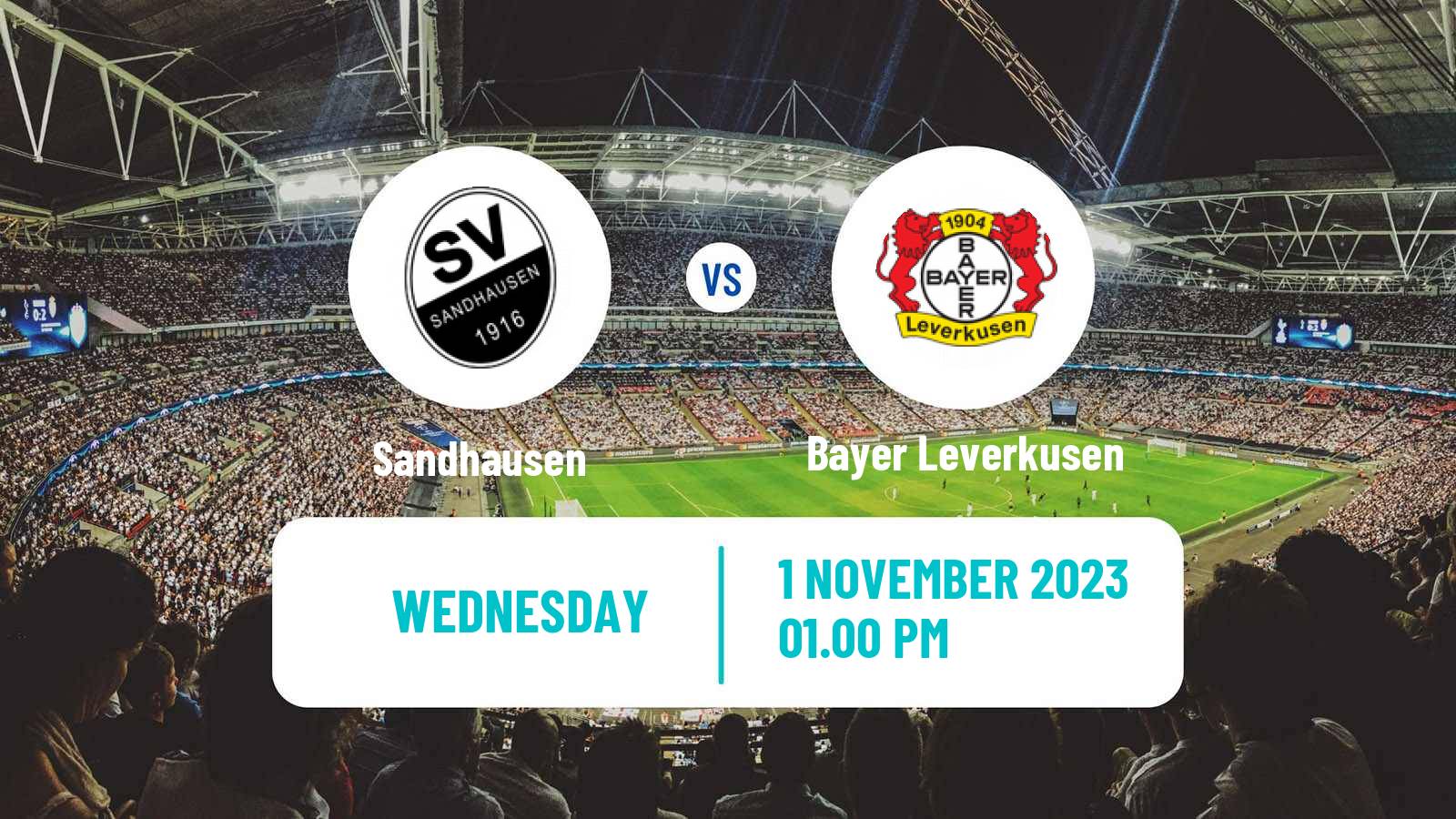 Soccer German DFB Pokal Sandhausen - Bayer Leverkusen