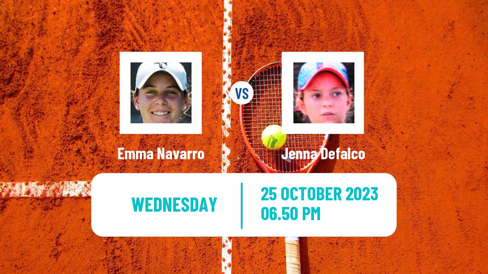 Tennis ITF W80 Tyler Tx Women Emma Navarro - Jenna Defalco