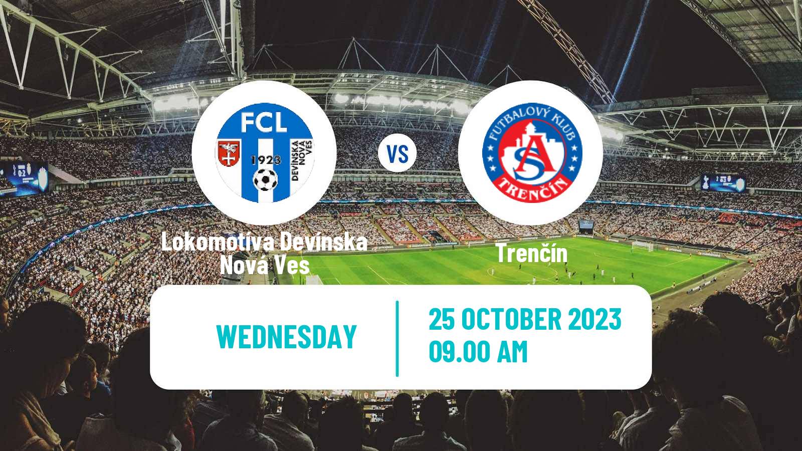 Soccer Slovak Cup Lokomotíva Devínska Nová Ves - Trenčín