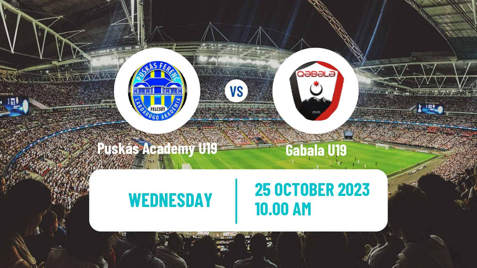 Soccer UEFA Youth League Puskás Academy U19 - Gabala U19