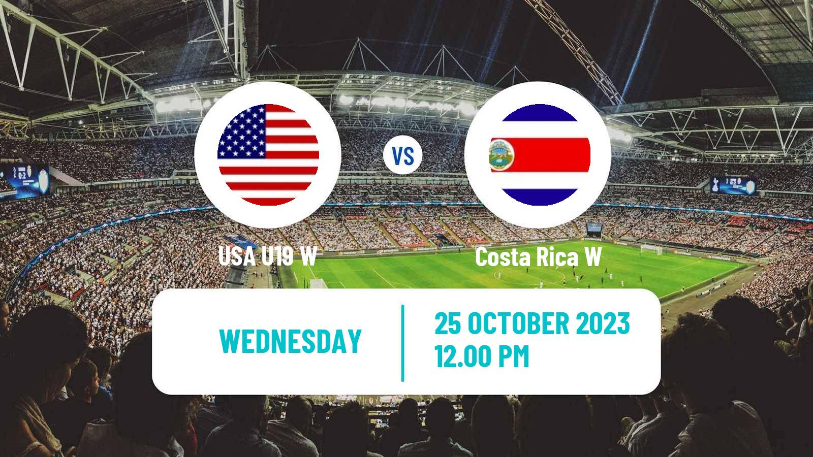 Soccer Pan American Games Football Women USA U19 W - Costa Rica W