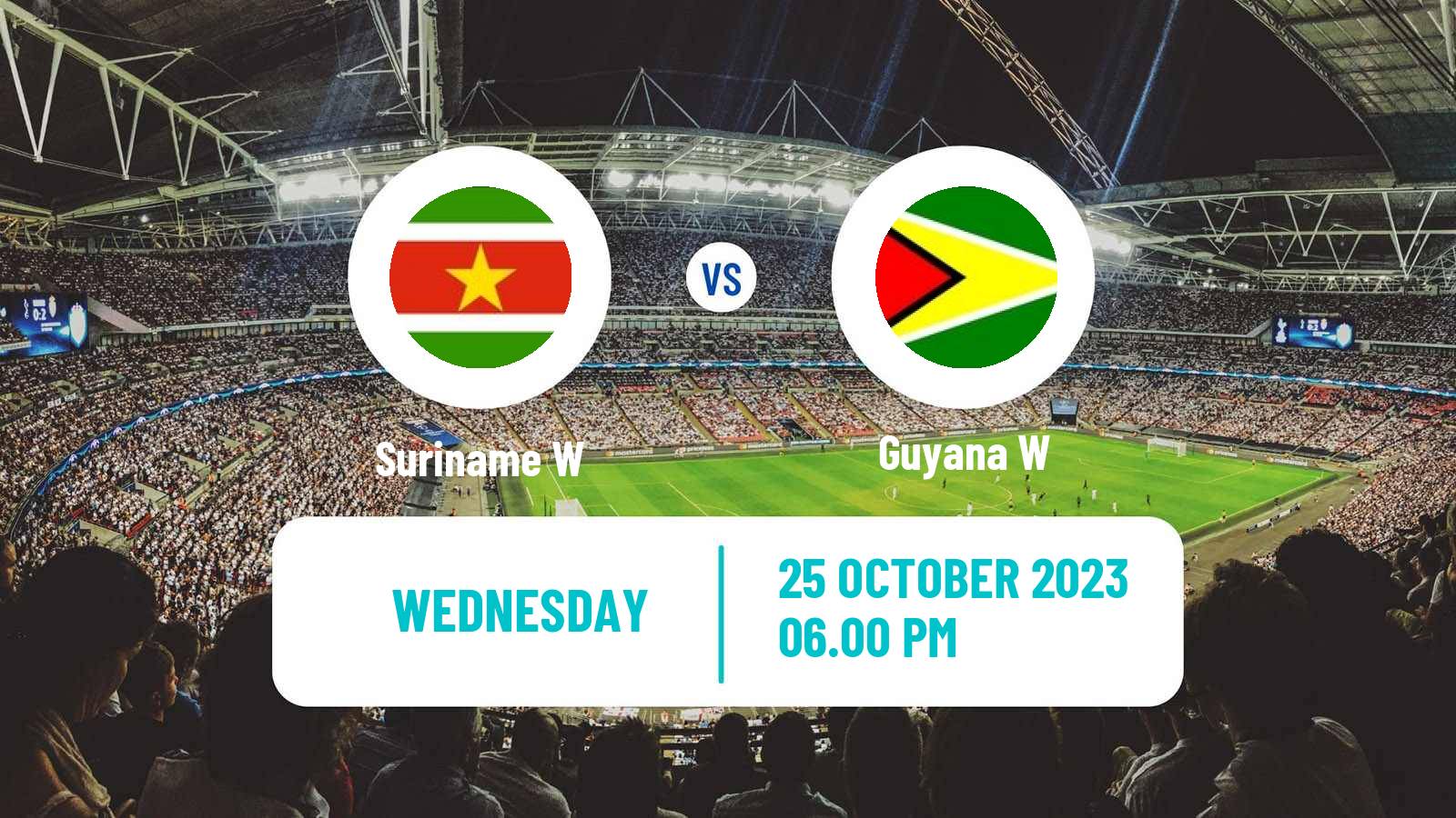 Soccer Gold Cup Women Suriname W - Guyana W