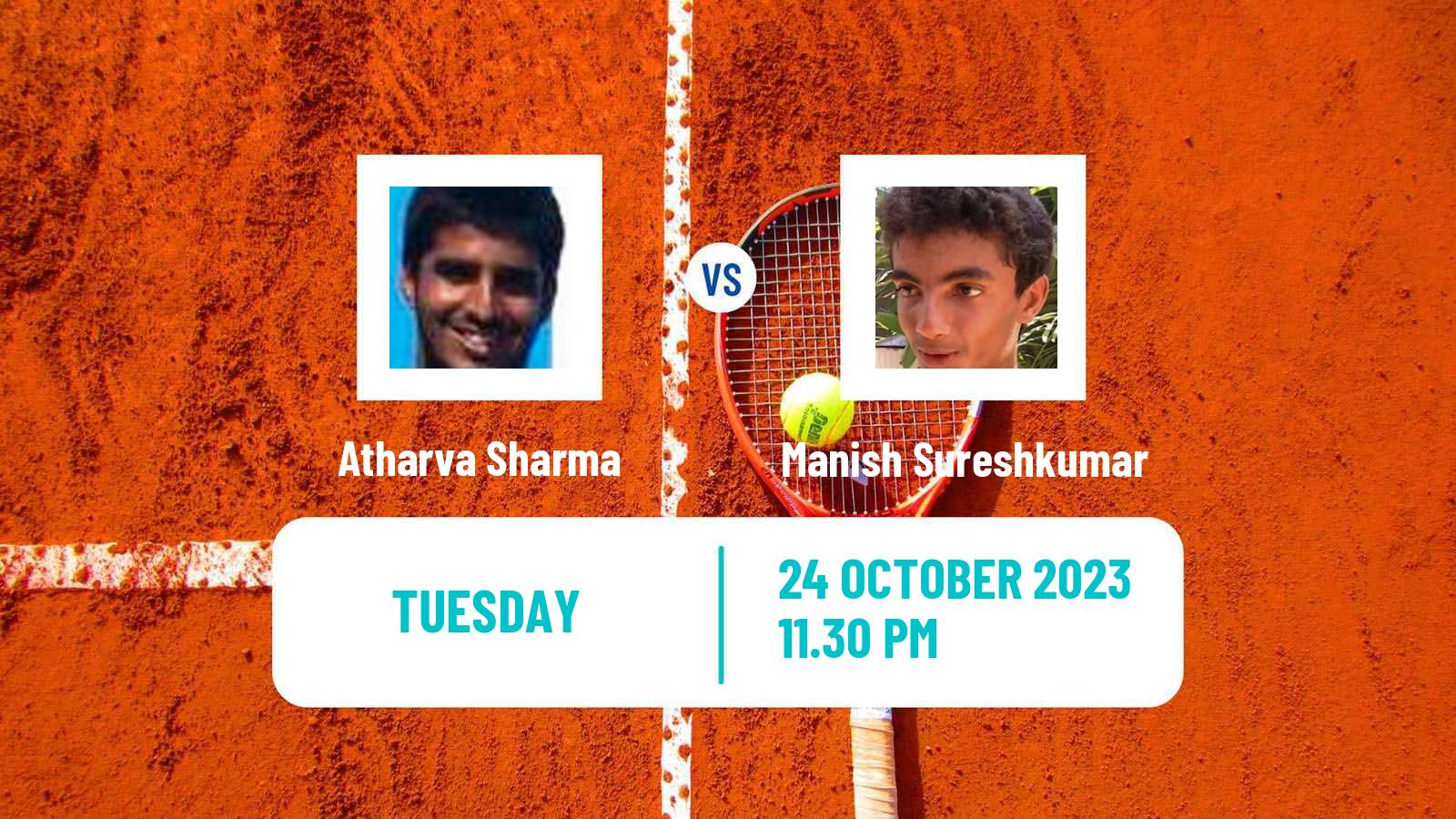 Tennis ITF M15 Davangere Men Atharva Sharma - Manish Sureshkumar