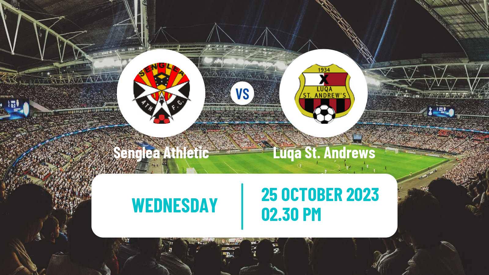 Soccer Maltese Challenge League Senglea Athletic - Luqa St. Andrews
