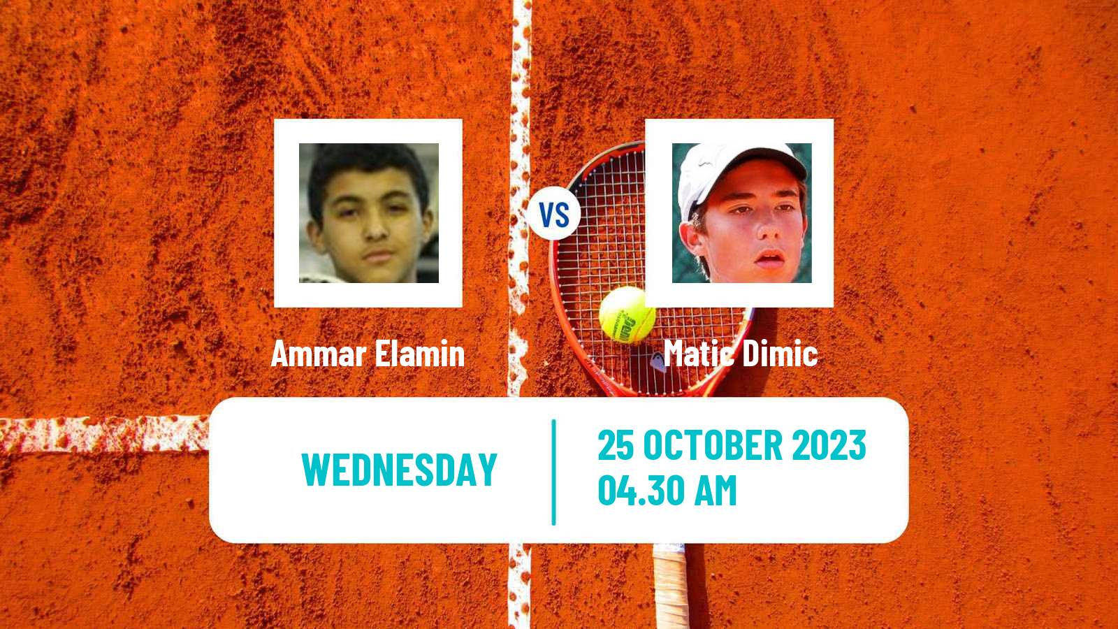 Tennis ITF M15 Al Zahra Men Ammar Elamin - Matic Dimic