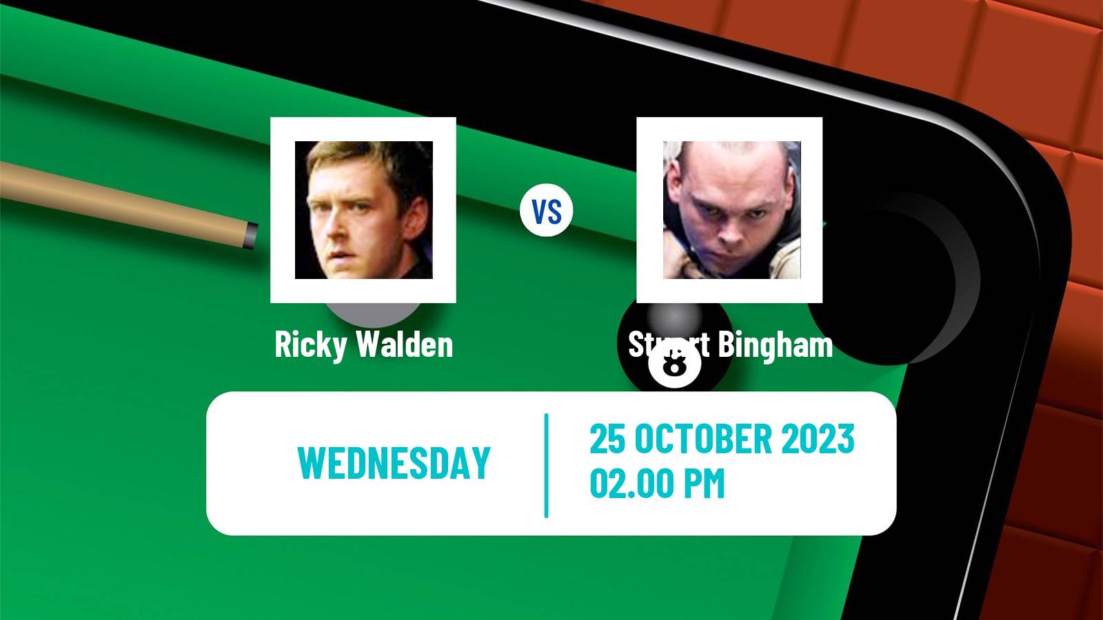 Snooker Northern Ireland Open Ricky Walden - Stuart Bingham