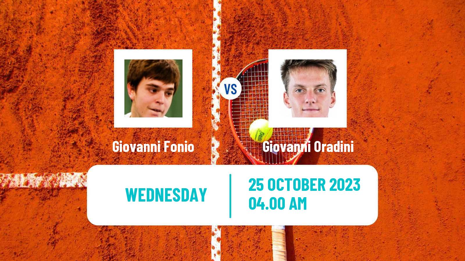 Tennis ITF M25 Santa Margherita Di Pula 11 Men Giovanni Fonio - Giovanni Oradini