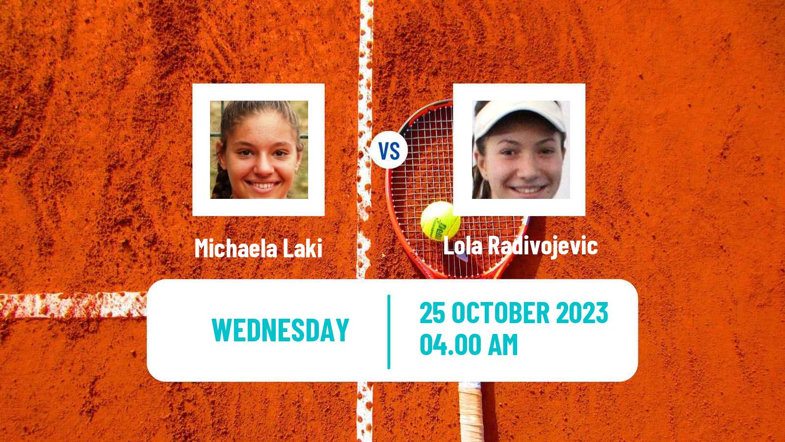 Tennis ITF W25 Heraklion Women Michaela Laki - Lola Radivojevic