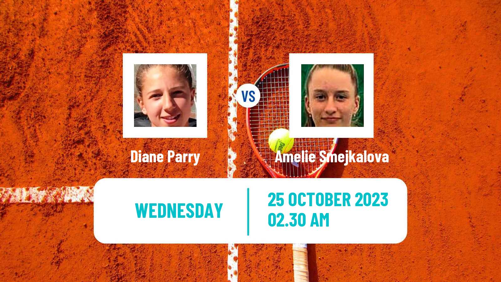 Tennis ITF W25 Heraklion Women Diane Parry - Amelie Smejkalova