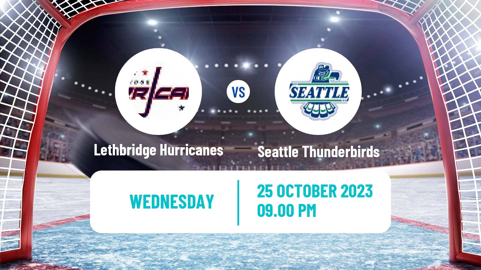 Hockey WHL Lethbridge Hurricanes - Seattle Thunderbirds