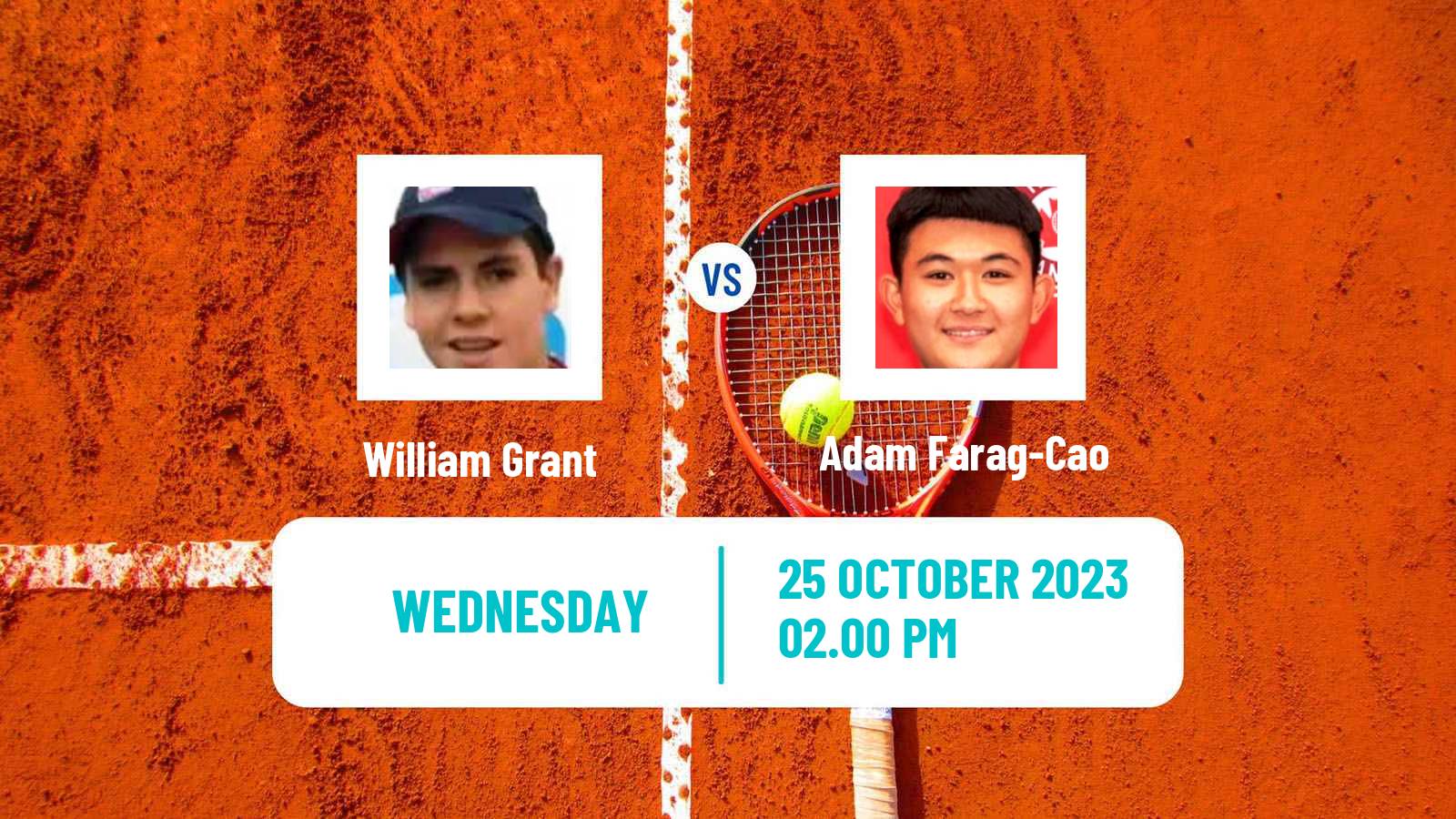 Tennis ITF M25 Saint Augustin Men William Grant - Adam Farag-Cao