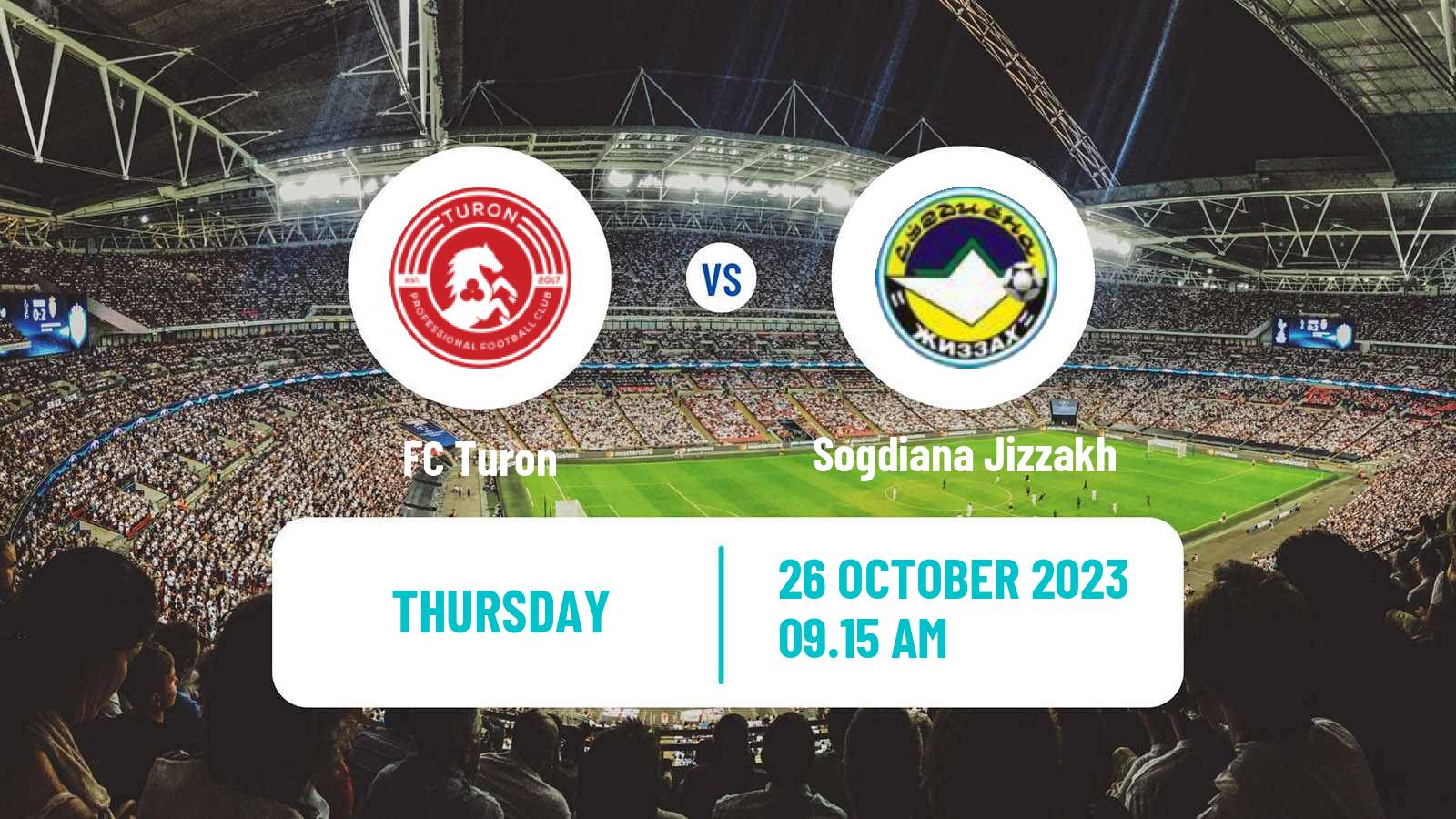Soccer Uzbek League Turon - Sogdiana Jizzakh