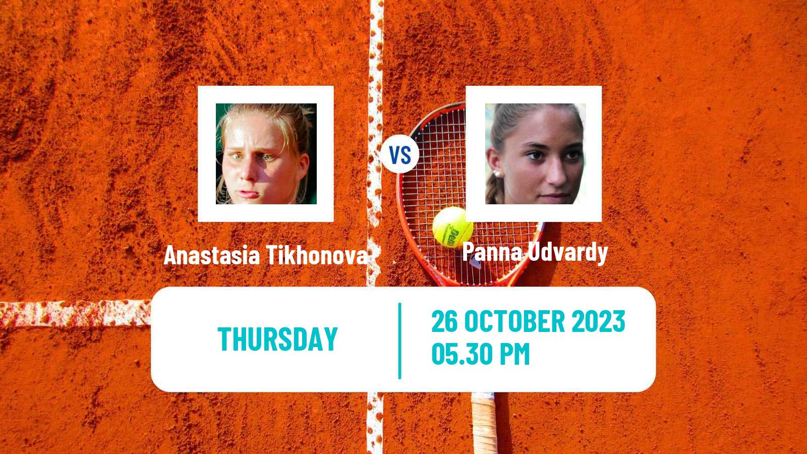 Tennis Tampico Challenger Women Anastasia Tikhonova - Panna Udvardy