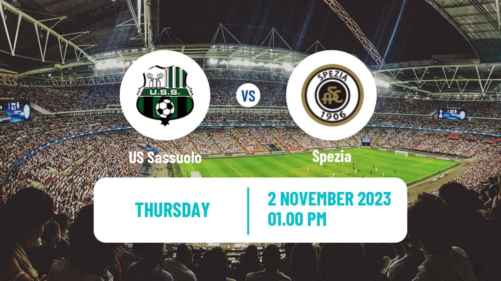 Soccer Coppa Italia Sassuolo - Spezia