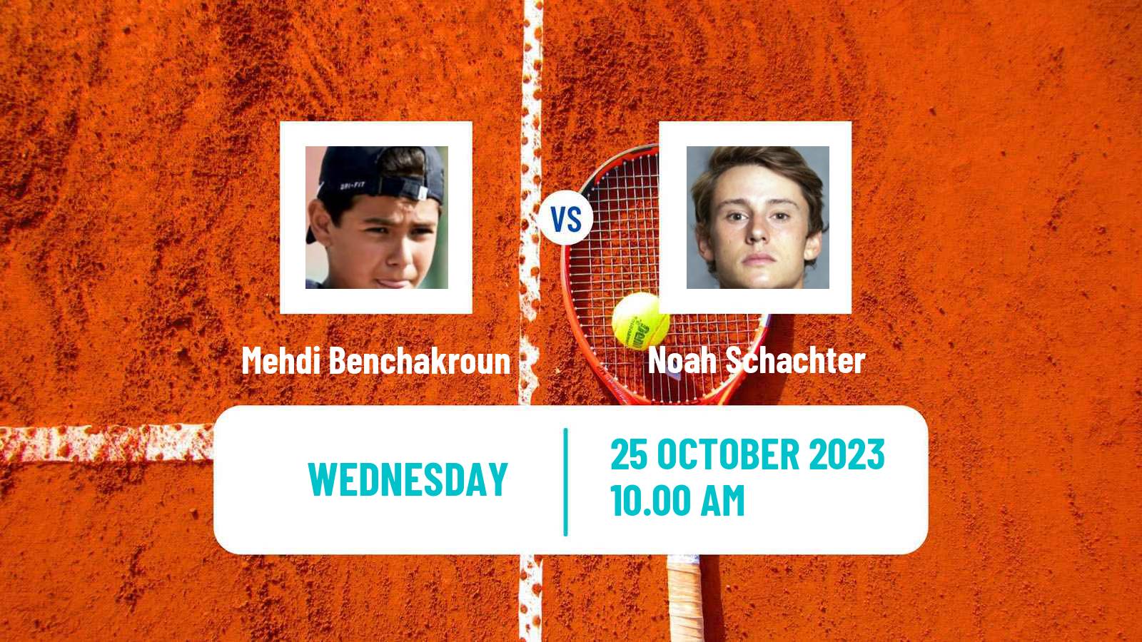Tennis ITF M15 Tallahassee Fl Men Mehdi Benchakroun - Noah Schachter