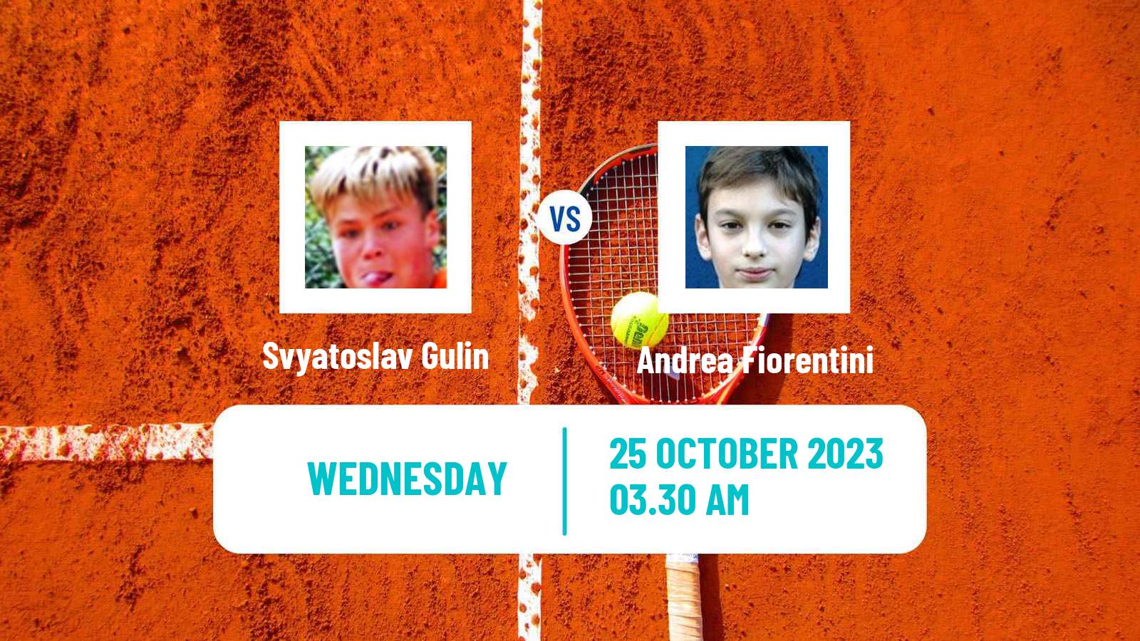 Tennis ITF M15 Telavi Men Svyatoslav Gulin - Andrea Fiorentini