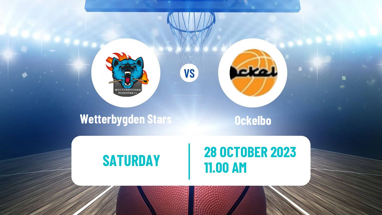 Basketball Swedish Superettan Basketball Wetterbygden Stars - Ockelbo