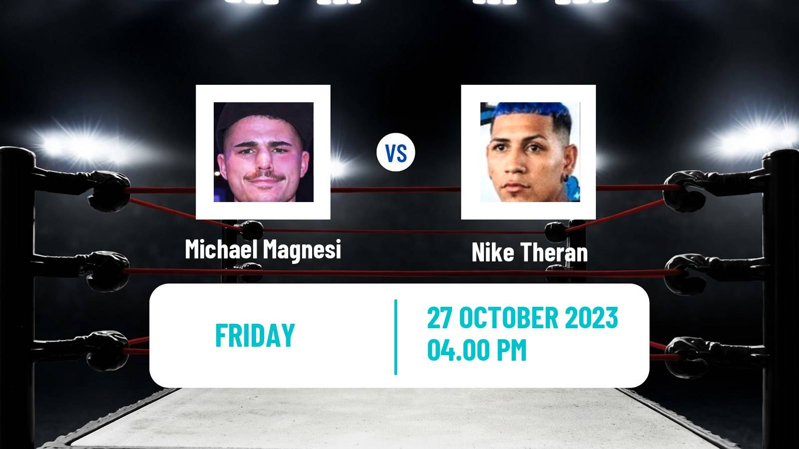 Boxing Super Featherweight WBC Silver Title Men Michael Magnesi - Nike Theran