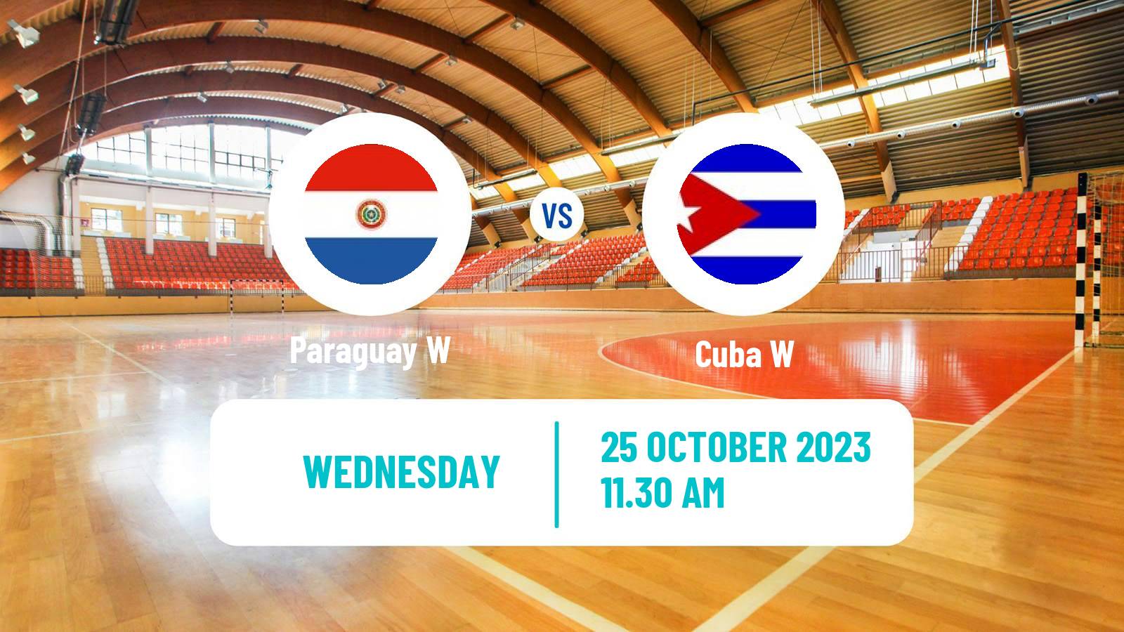 Handball Pan American Games Handball Women Paraguay W - Cuba W