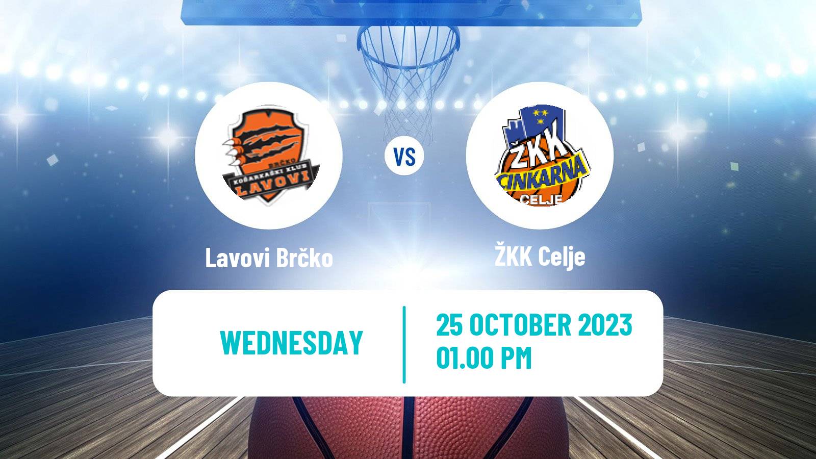 Basketball WABA League Lavovi Brčko - Celje