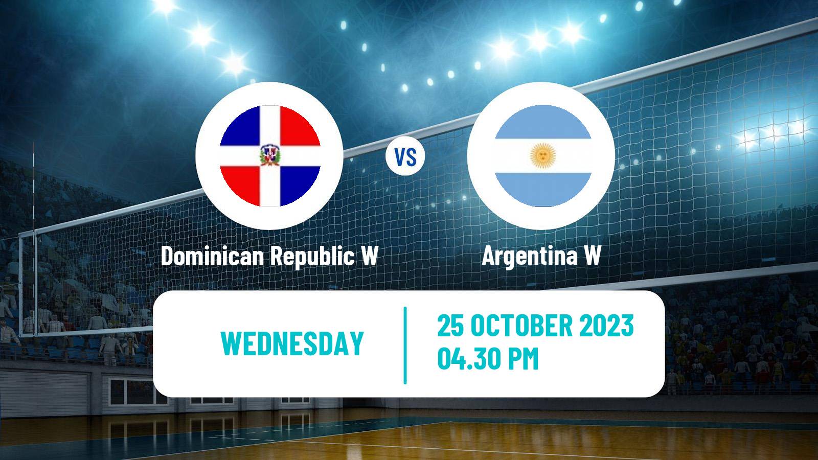Volleyball Pan American Games Volleyball Women Dominican Republic W - Argentina W