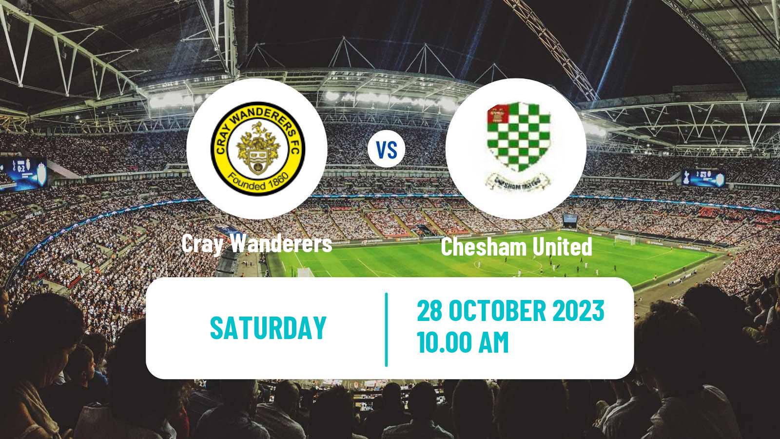 Soccer English FA Trophy Cray Wanderers - Chesham United
