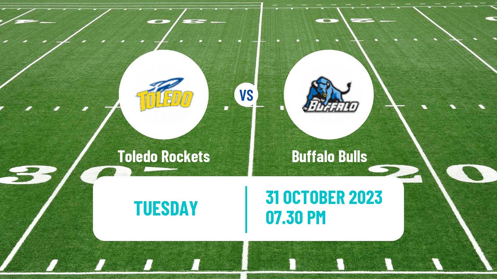 American football NCAA College Football Toledo Rockets - Buffalo Bulls