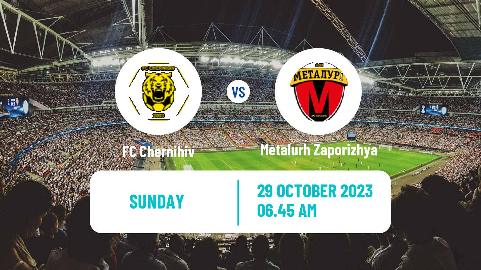 Soccer Ukrainian Persha Liga Chernihiv - Metalurh Zaporizhya