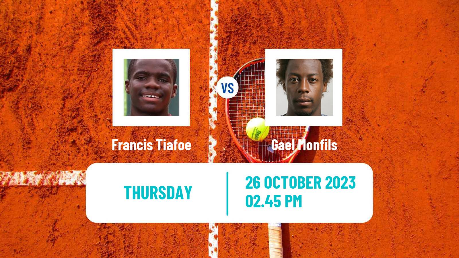 Tennis ATP Vienna Francis Tiafoe - Gael Monfils