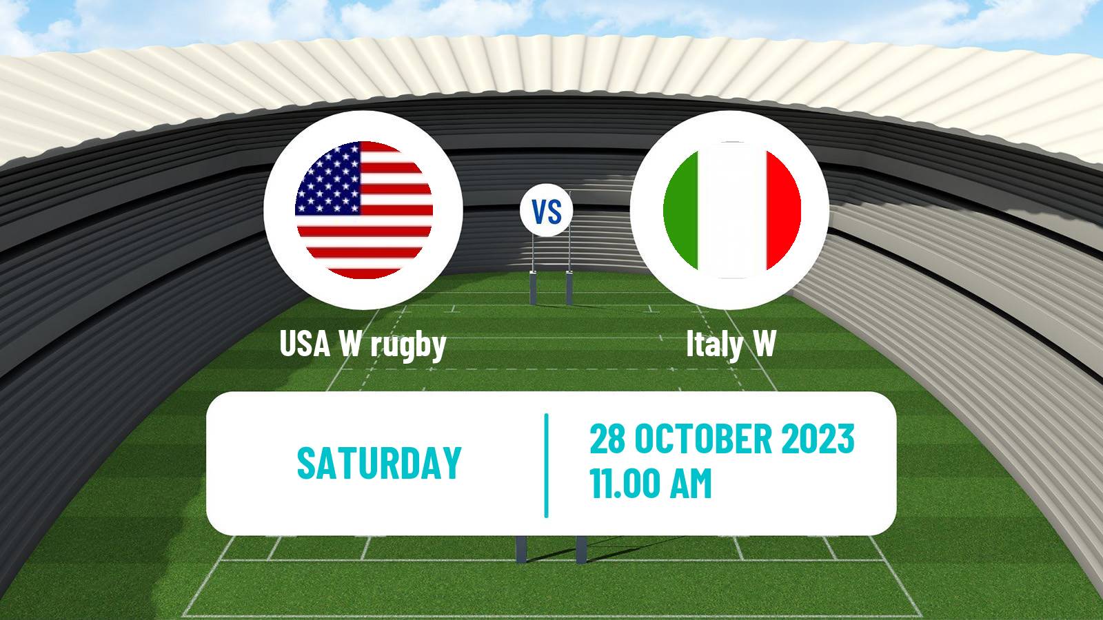 Rugby union WXV 2 Rugby Women USA W - Italy W