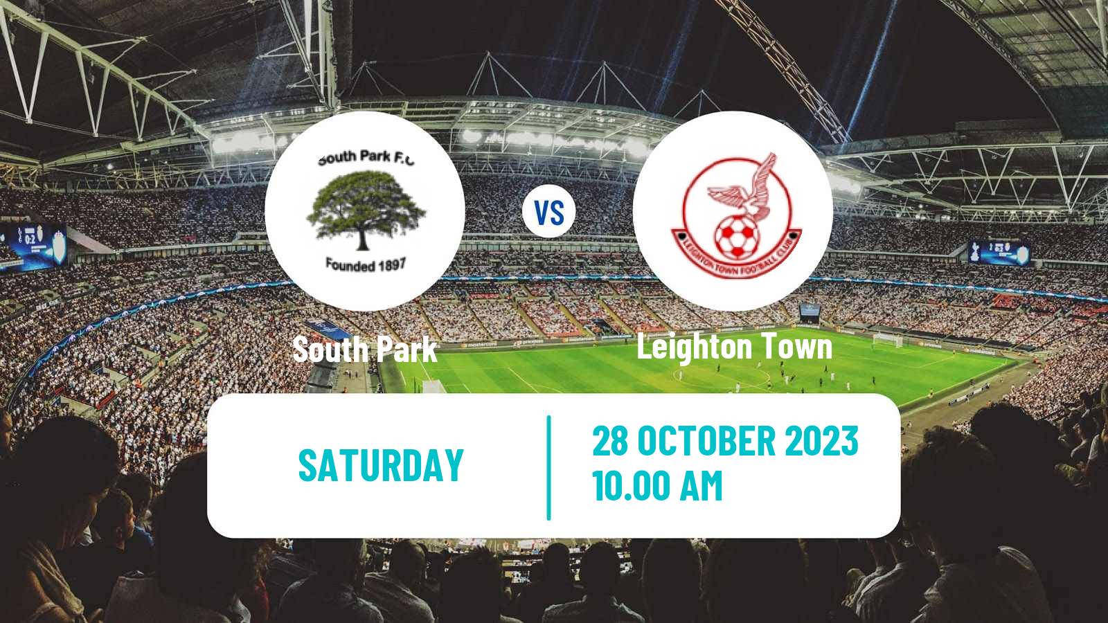 Soccer English FA Trophy South Park - Leighton Town