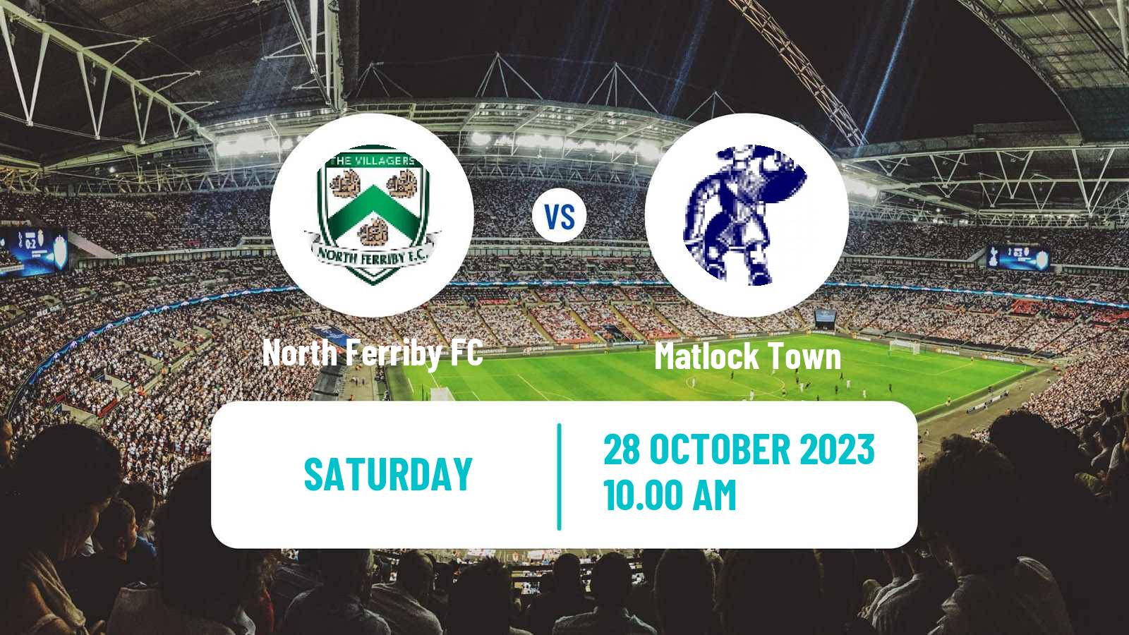 Soccer English FA Trophy North Ferriby FC - Matlock Town