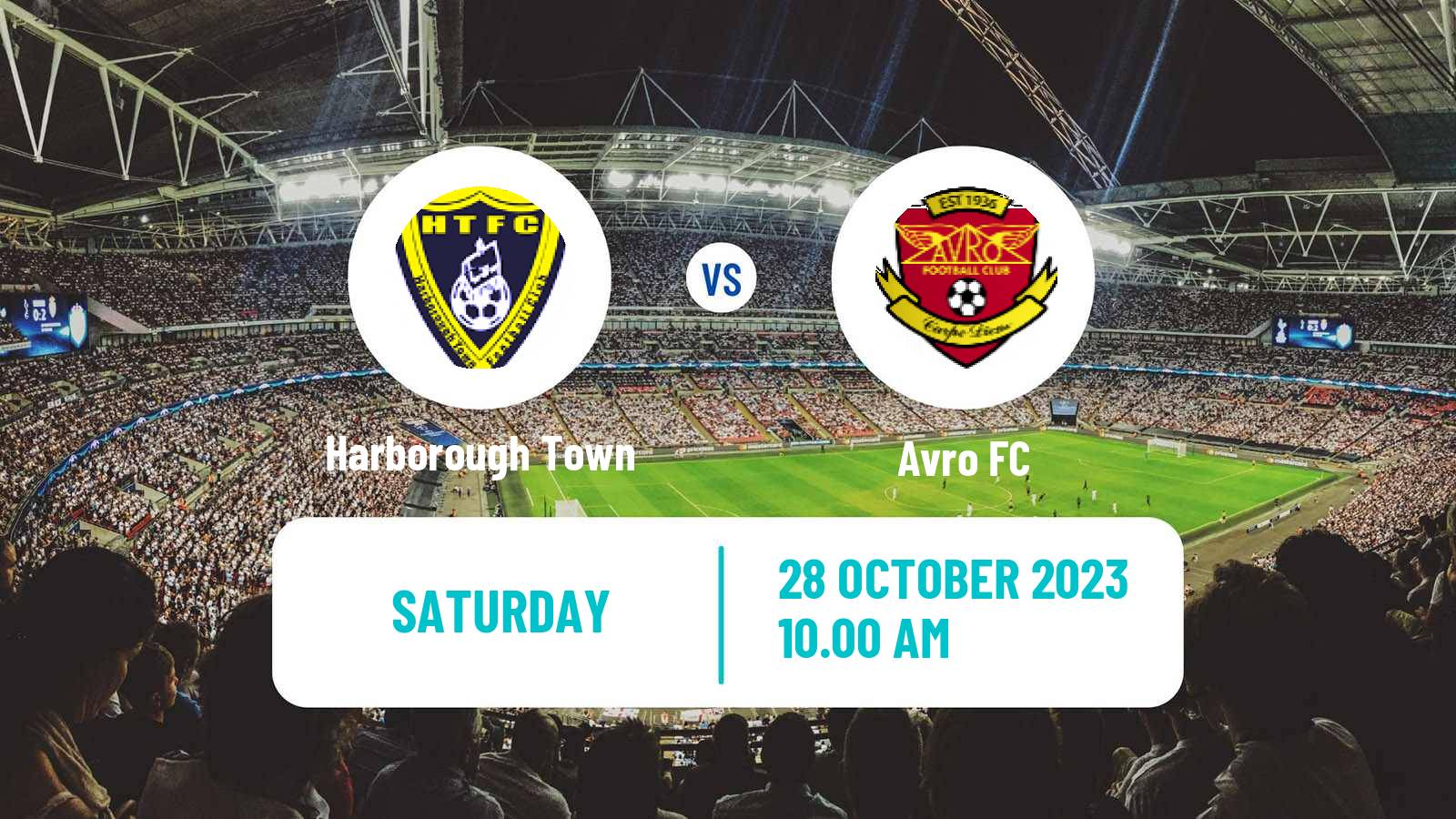 Soccer English FA Trophy Harborough Town - Avro