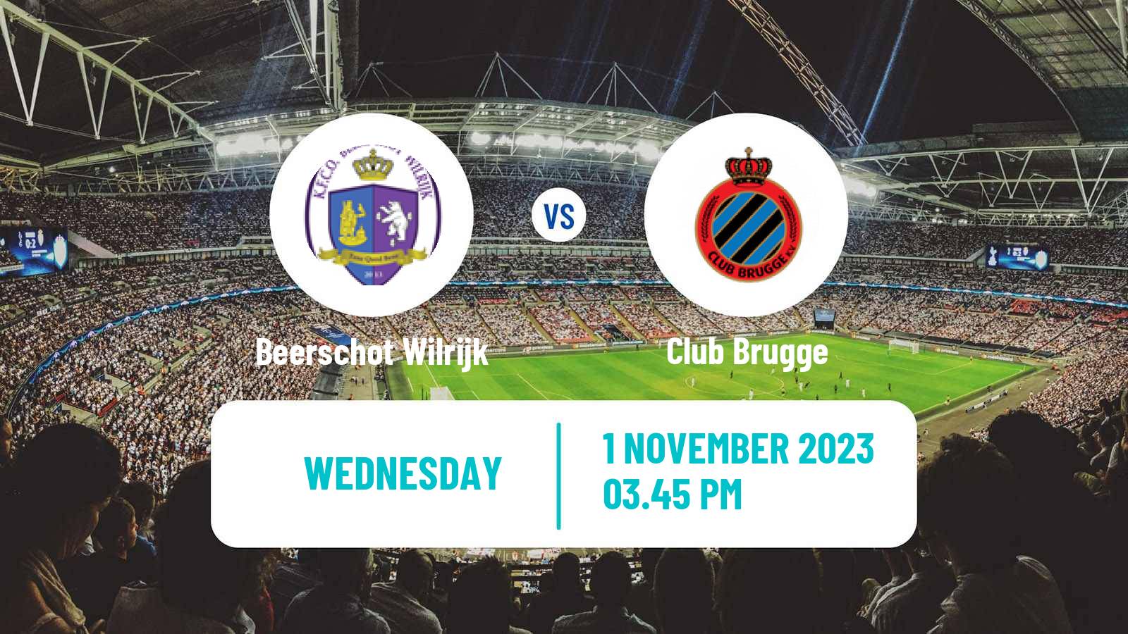 Soccer Belgian Cup Beerschot Wilrijk - Club Brugge