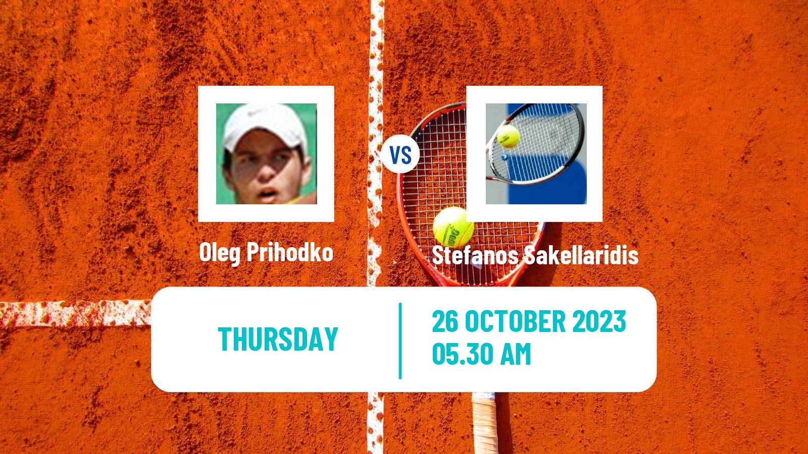 Tennis ITF M15 Heraklion 4 Men Oleg Prihodko - Stefanos Sakellaridis
