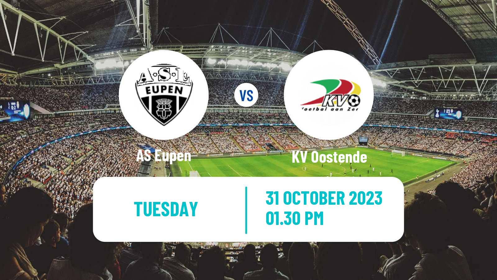 Soccer Belgian Cup Eupen - Oostende
