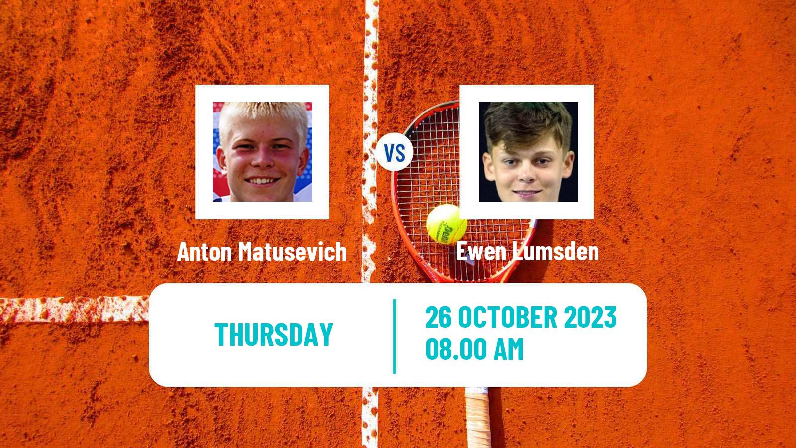 Tennis ITF M25 Glasgow Men Anton Matusevich - Ewen Lumsden