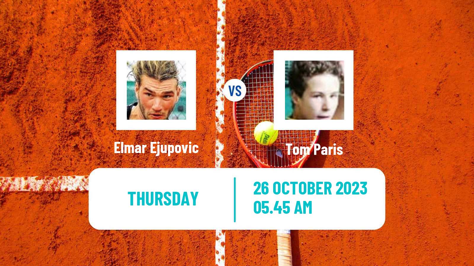 Tennis ITF M25 Sarreguemines Men Elmar Ejupovic - Tom Paris