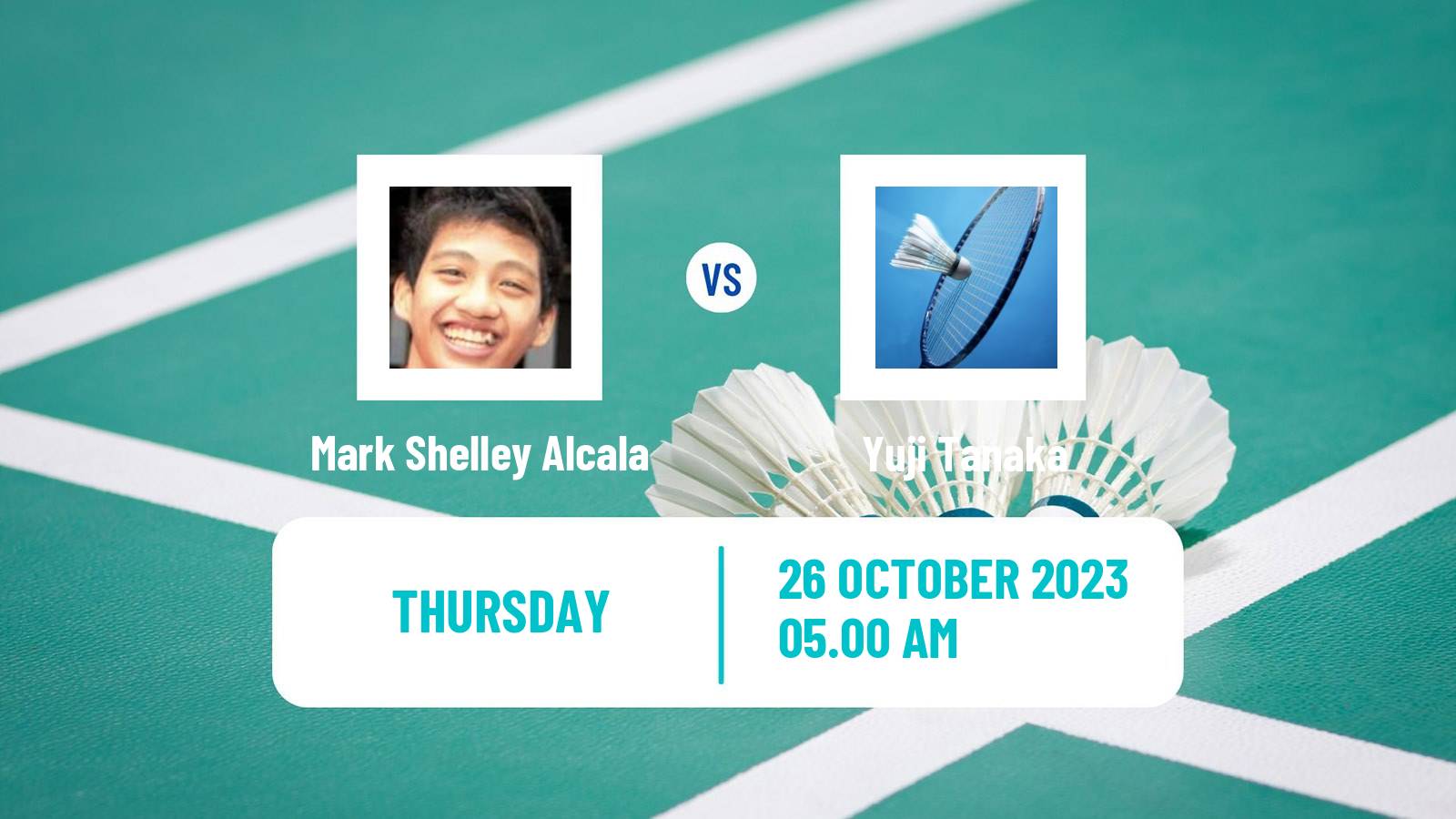 Badminton BWF World Tour Indonesia Masters 3 Men Mark Shelley Alcala - Yuji Tanaka